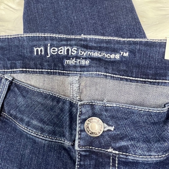 NWT🤩 |•MAURICES•| Classic Skinny Mid Rise 16W Long Jeans - Picture 6 of 10